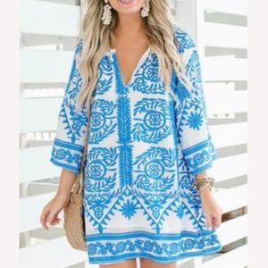 Goodnight Macaroon Embroidered Tassel Tunic